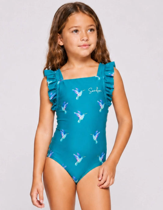 SANDBAR Girls Ruffle Swimsuit