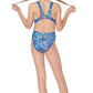 MARU (GK9040) SWIMMING SWIMSUIT - Ditsy Stars Pacer Auto-Back Blue