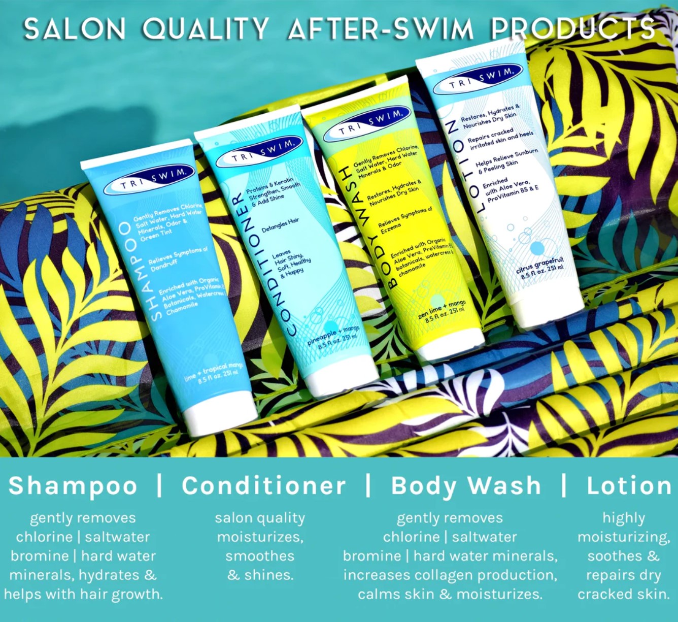 TRISWIM Chlorine Swimming After Swim Hair Care