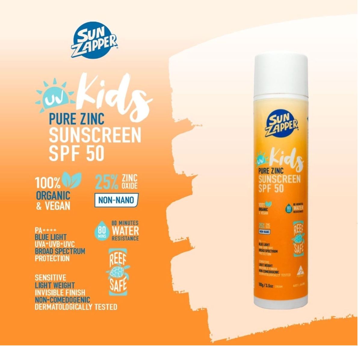SUN ZAPPER (Airpump) Pure Zinc Junior