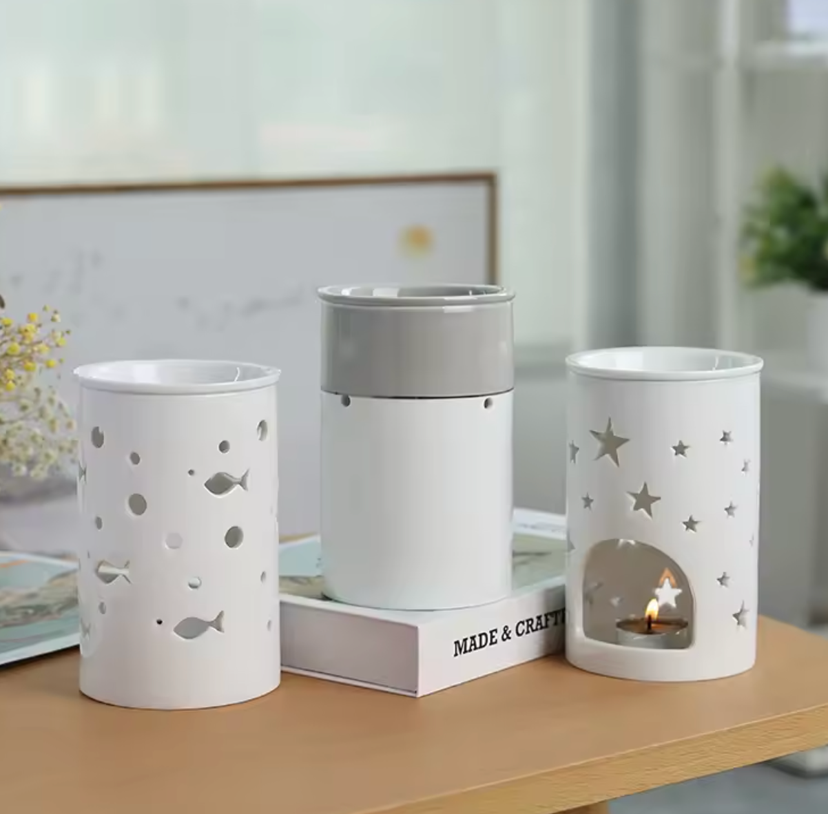 Ceramic Tealight Aromatherapy Oil Burner