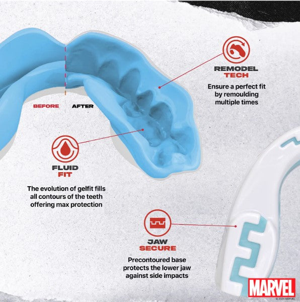SAFEJAWZ MRVL Mouthguard (Junior)