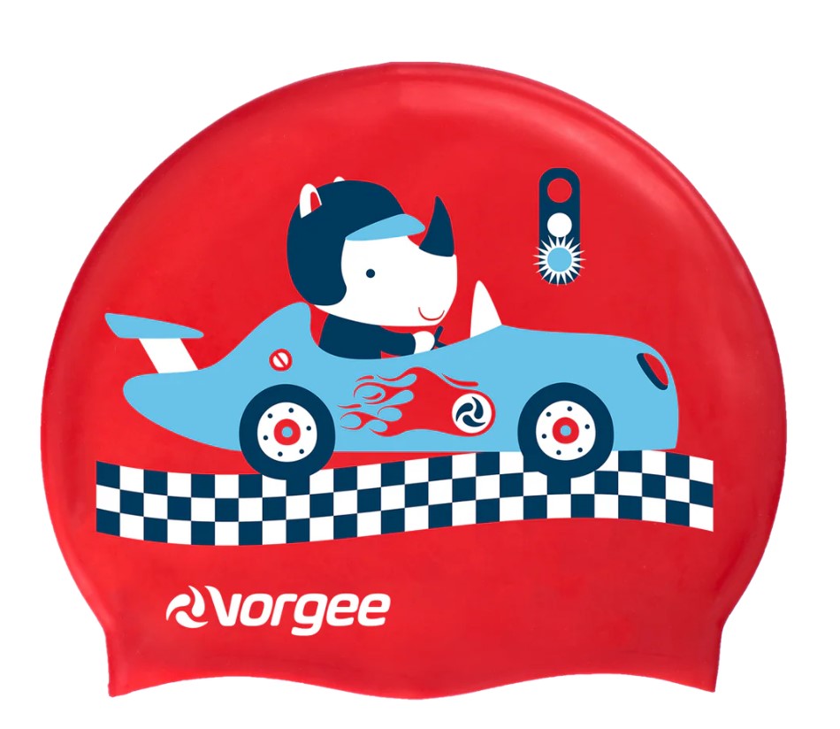 VORGEE Swimming Cap Junior Character (For Kids)