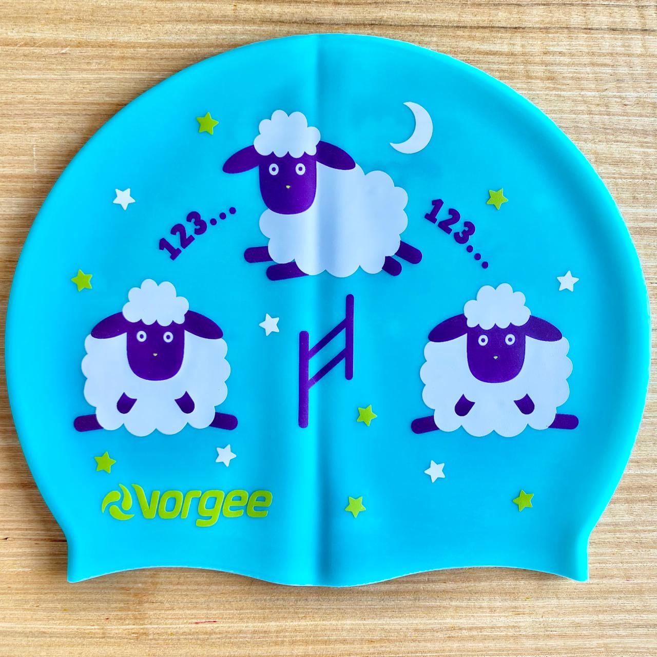 VORGEE Swimming Cap Junior Character (For Kids)
