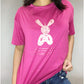 T-SHIRT Stretchable - Silhouette Bunny Print