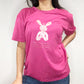 T-SHIRT Stretchable - Silhouette Bunny Print