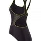 MARU (FS9023) SWIMMING SWIMSUIT Shadow (Black/Mojito)