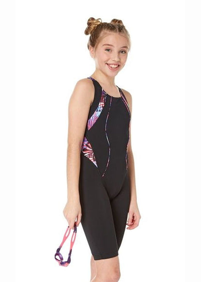 MARU (GK9051) SWIMMING LEGSUIT - Junior Savannah Pacer Panel