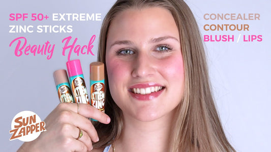 SUN ZAPPER Beauty Pack Zinc Stick SPF50+ (Pack of 3)