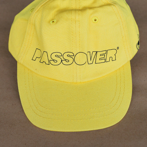 HAT CAP - Yellow "Passover" Print