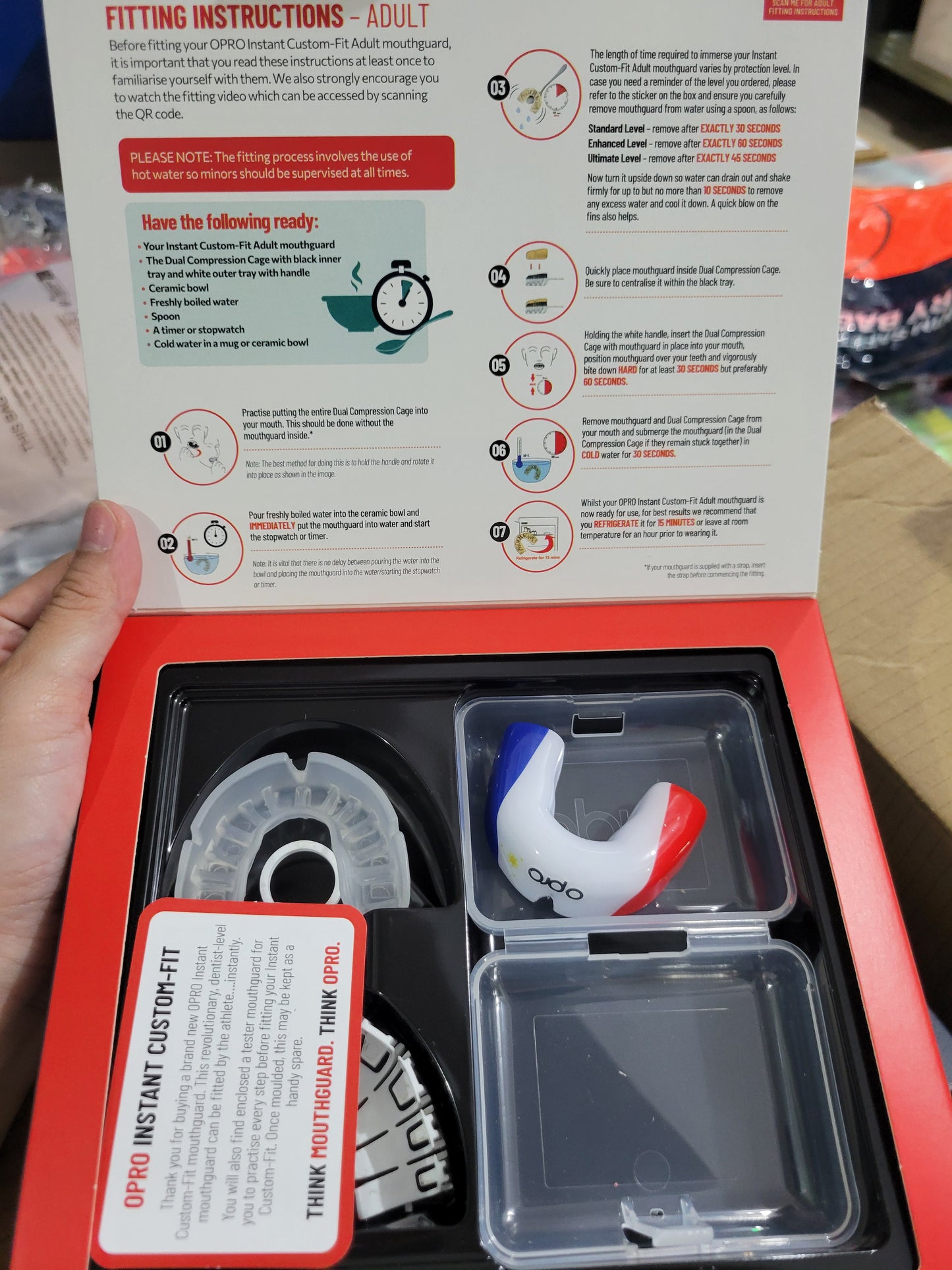 OPRO Bespoke Box Instant Custom-Fit Mouthguard