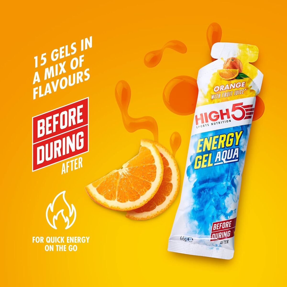 HIGH5 Energy Gel Aqua (66g per Sachet)