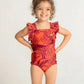 SANDBAR Girls Ruffle Swimsuit