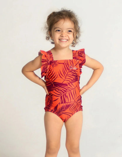 SANDBAR Girls Ruffle Swimsuit