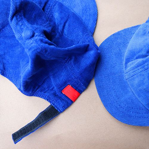 HAT CAP - Blue Corduroy "YEAH!"