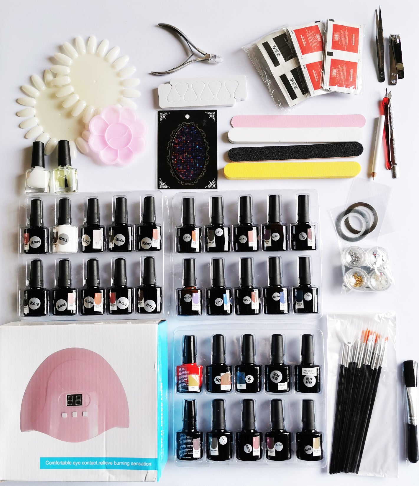 Complete Salon Nail Art and Care Set