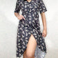 DRESS 03 Short Sleeve - Floral Paints