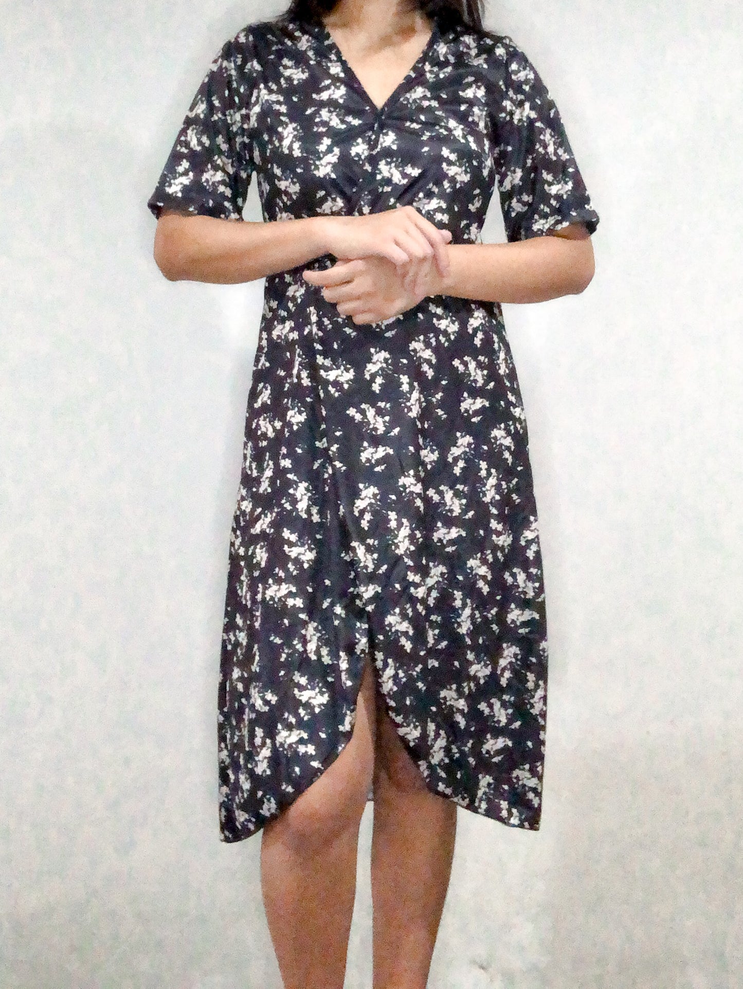 DRESS 03 Short Sleeve - Floral Paints