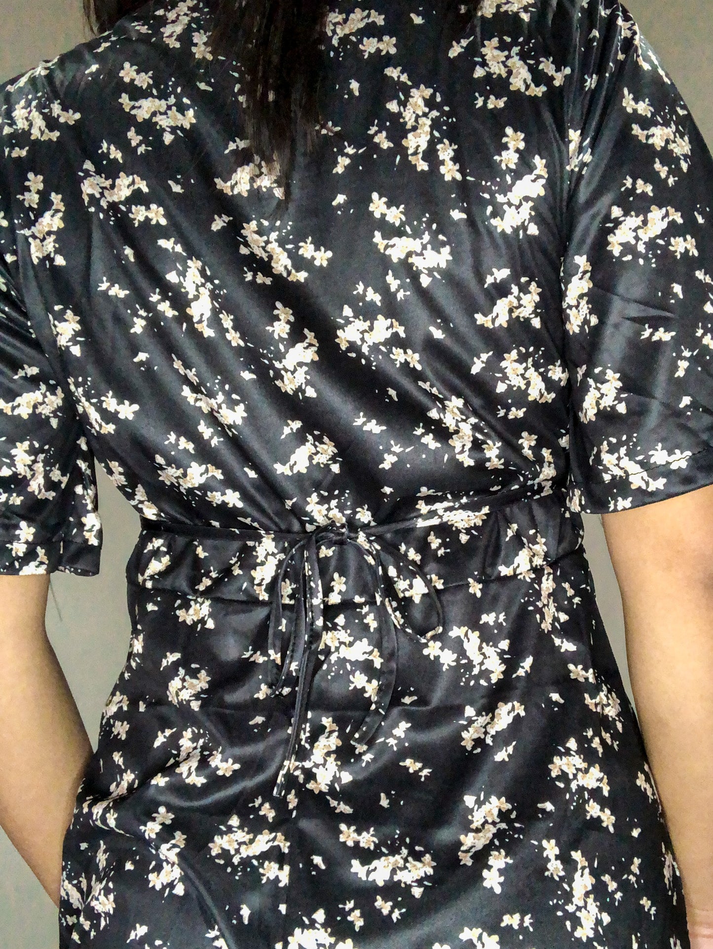 DRESS 03 Short Sleeve - Floral Paints