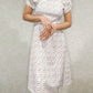 DRESS 05 Short Sleeves - Plants and Flowers Puffy Sleeve