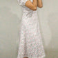 DRESS 05 Short Sleeves - Plants and Flowers Puffy Sleeve