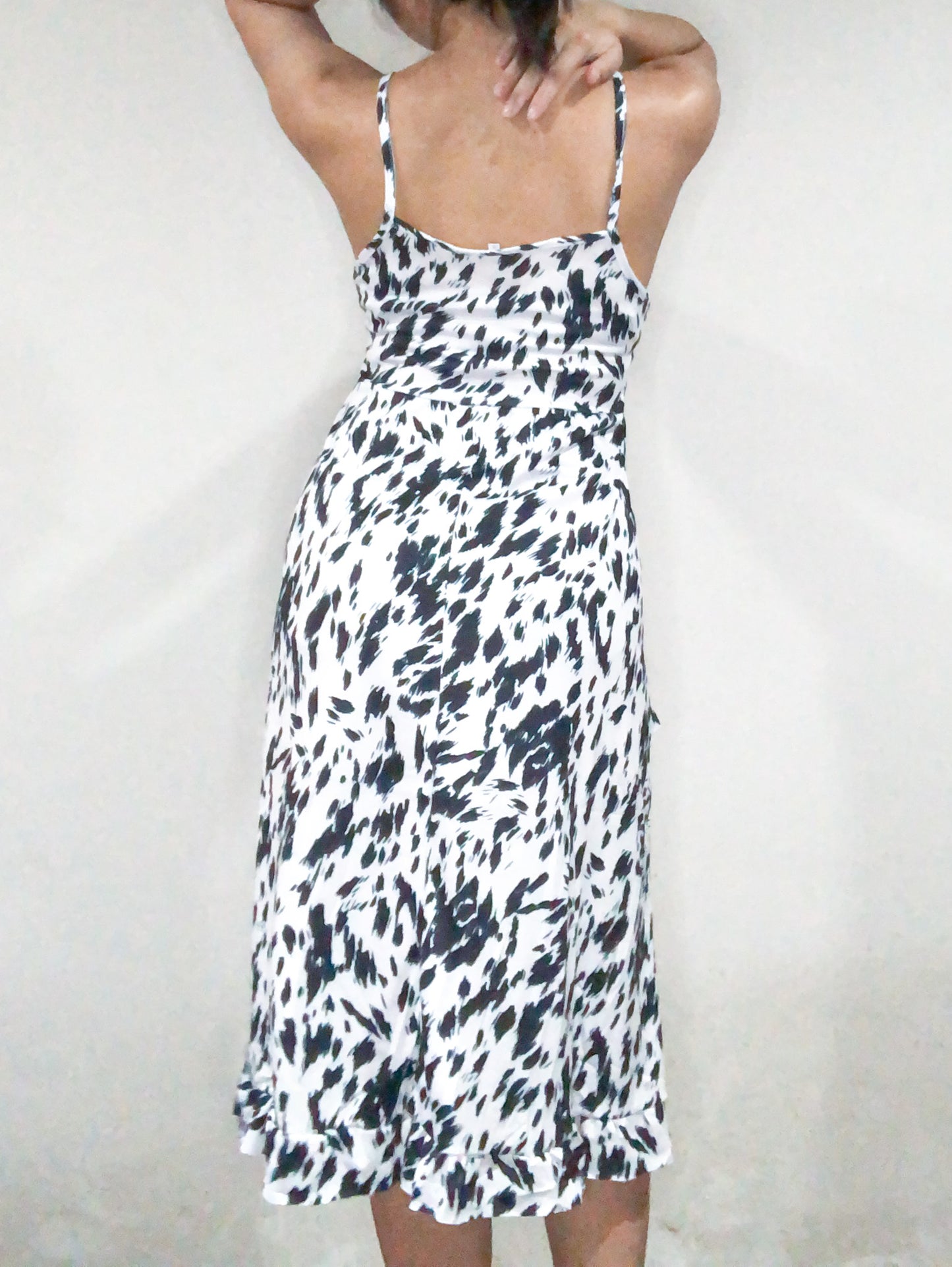 DRESS 06 Sleeveless - Brush Strokes Print